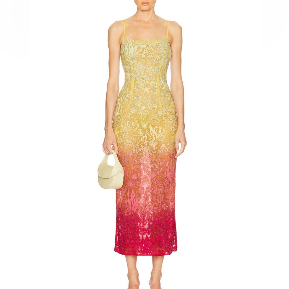 Golden hour maxi dress La Fuori